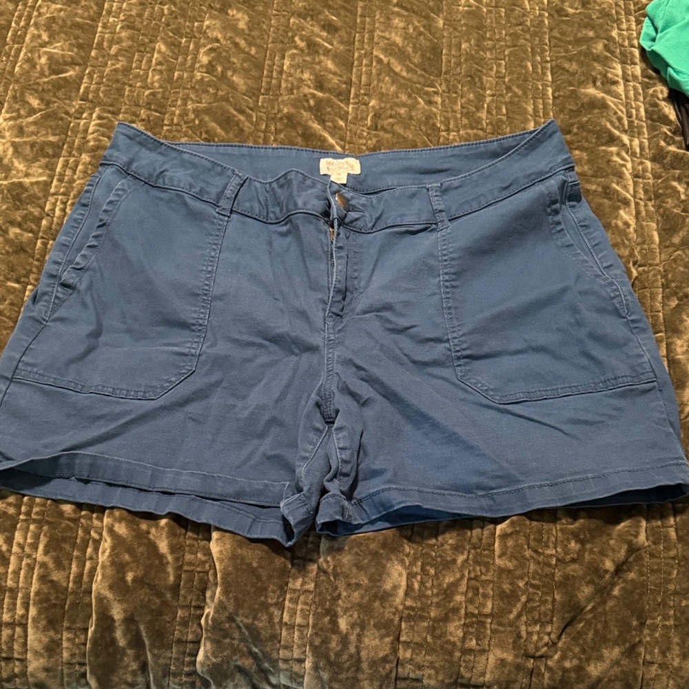 Market & Spruce Navy Cargo Shorts